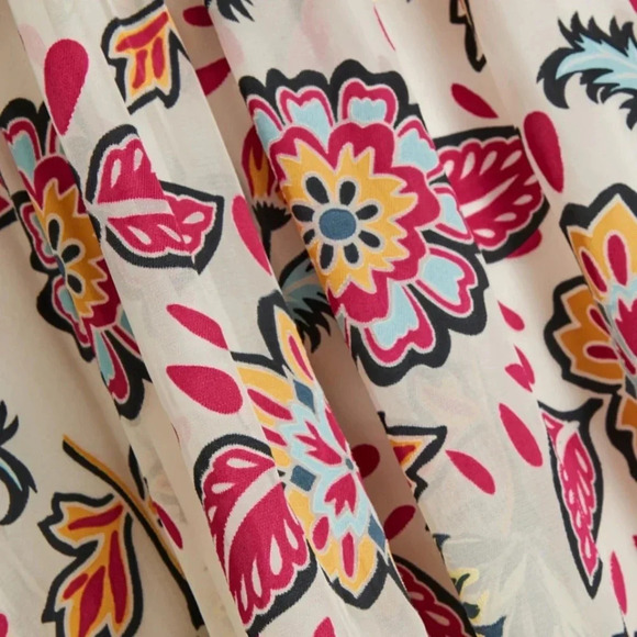 RAG & BONE Bailey Floral Print Georgette Mini Dress with Pockets Size XS NWT - Picture 2 of 12